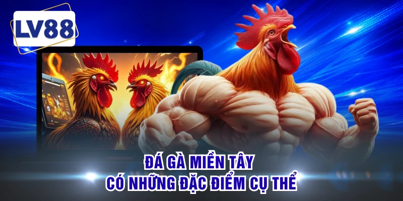 Đá gà miền tây có những đặc điểm cụ thể